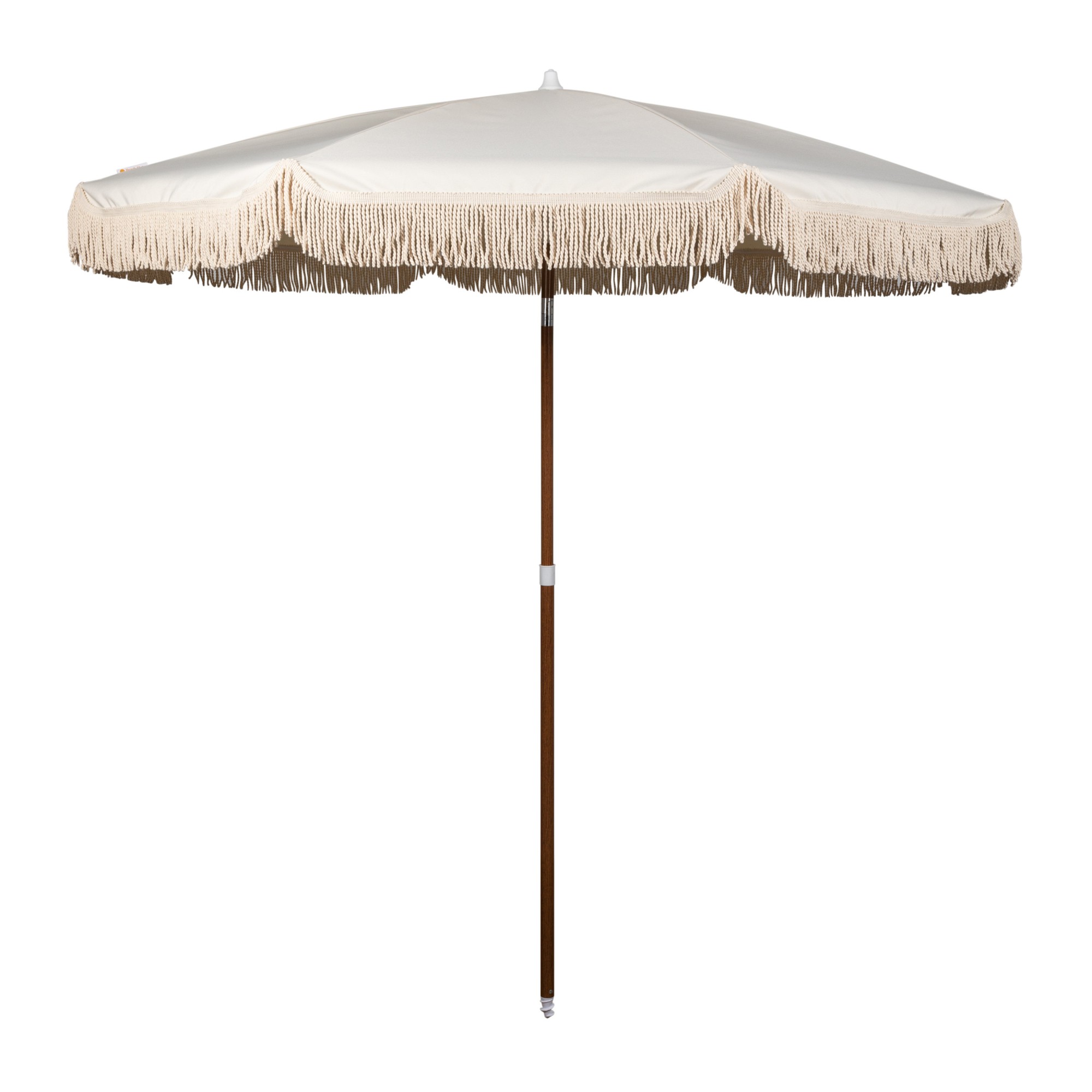 6.5' Round Beach State Summerland Portable Umbrella, Driftwood