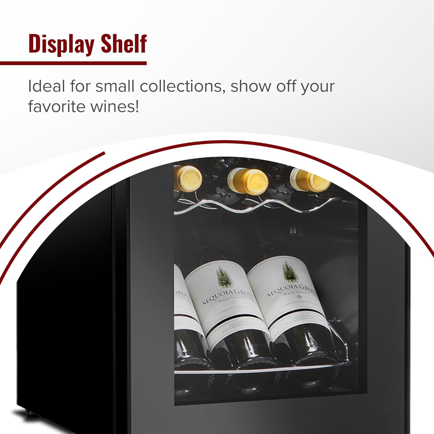 Wine Enthusiast 32-Bottle Dual Zone MAX Compressor Wine Cooler - Freestanding Refrigerator with Split Storage & Temperature, Digital Touchscreen, & LED Display