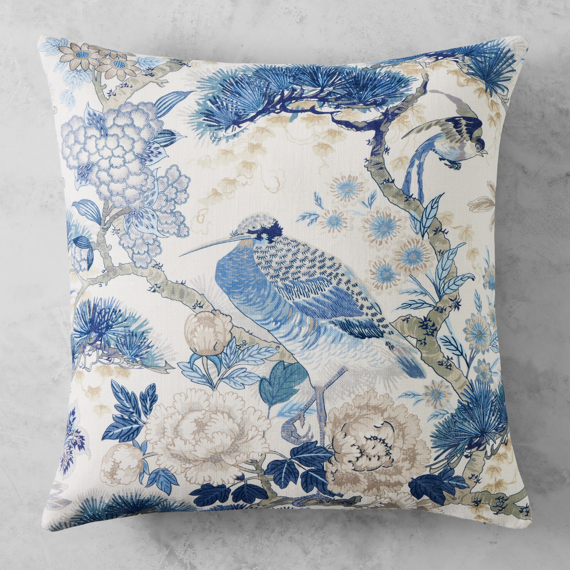 Scalamandré Shenyang Linen Pillow Cover