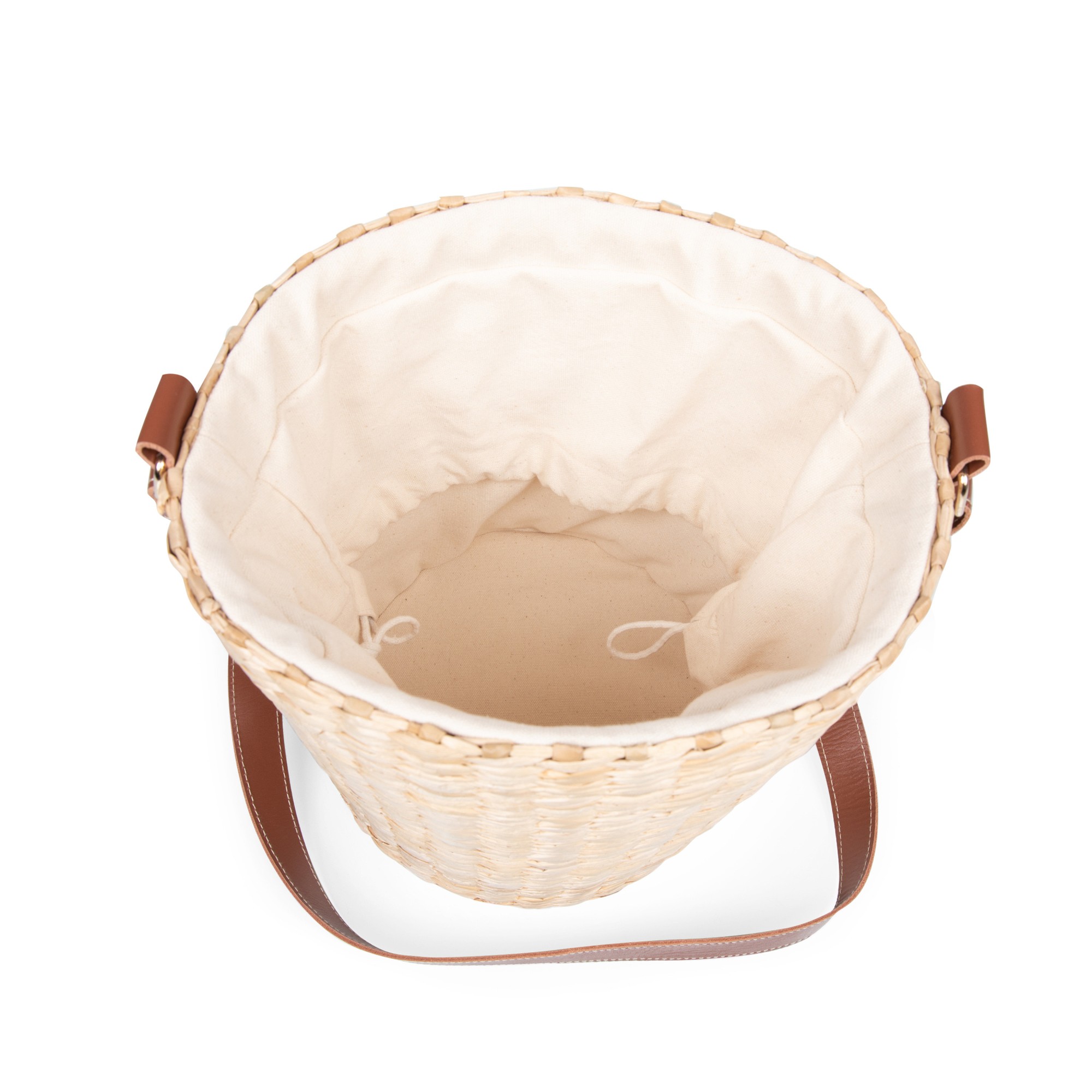 Palermo Rush Insulated Bucket Tote with Leather Straps