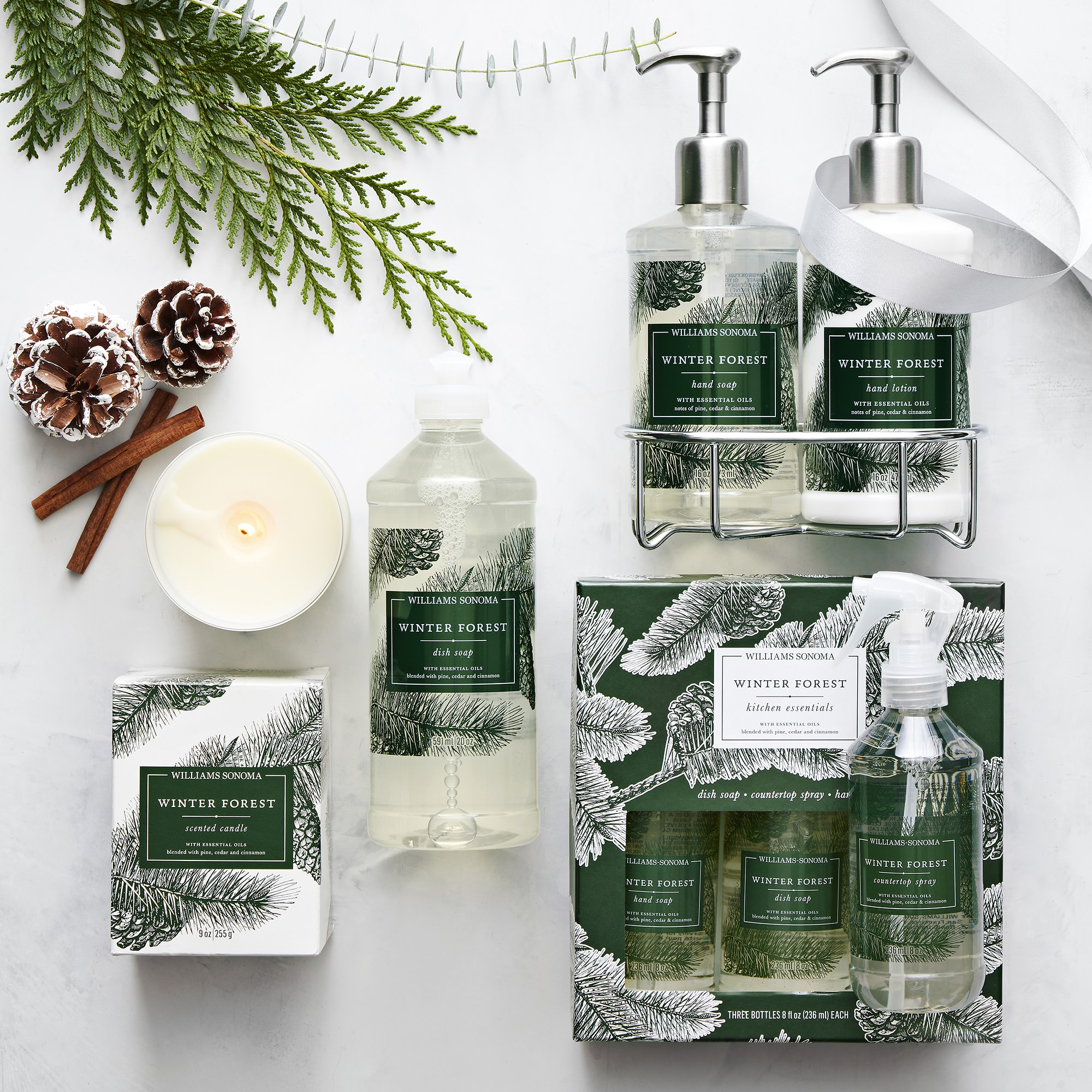 Williams Sonoma Winter Forest Dish Soap