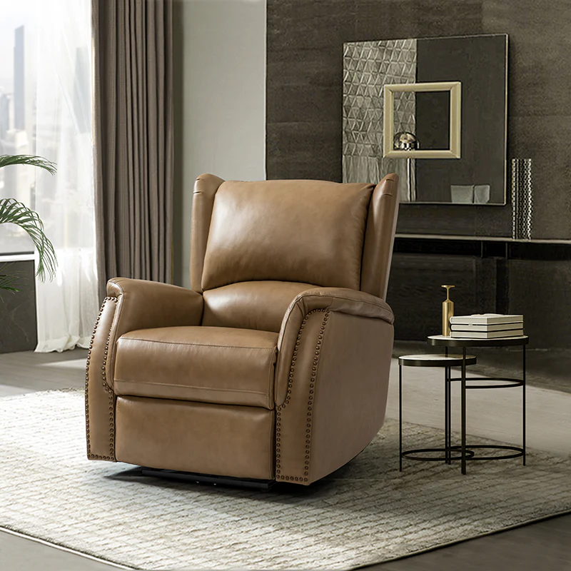 Flora Genuine Leather Power Recliner