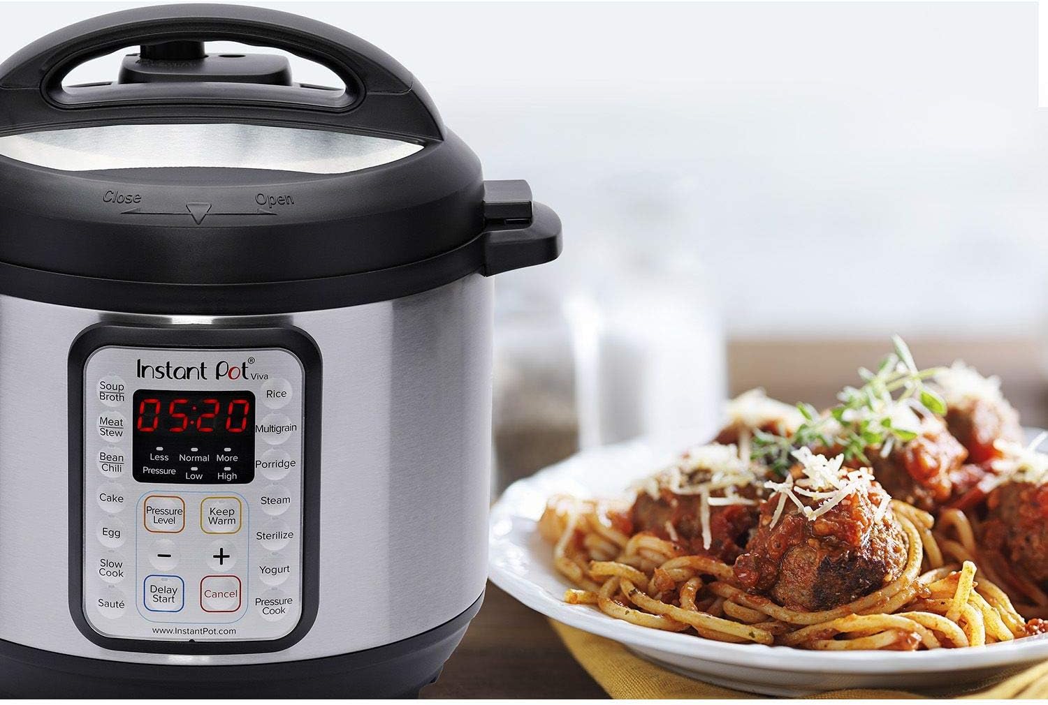 Instant Pot Duo Plus 9-in-1 Electric Pressure Cooker, Slow Cooker, Rice Cooker, Steamer, Sauté, Yogurt Maker, Warmer & Sterilizer, Includes App With Over 800 Recipes, Stainless Steel/Black, 8 Quart