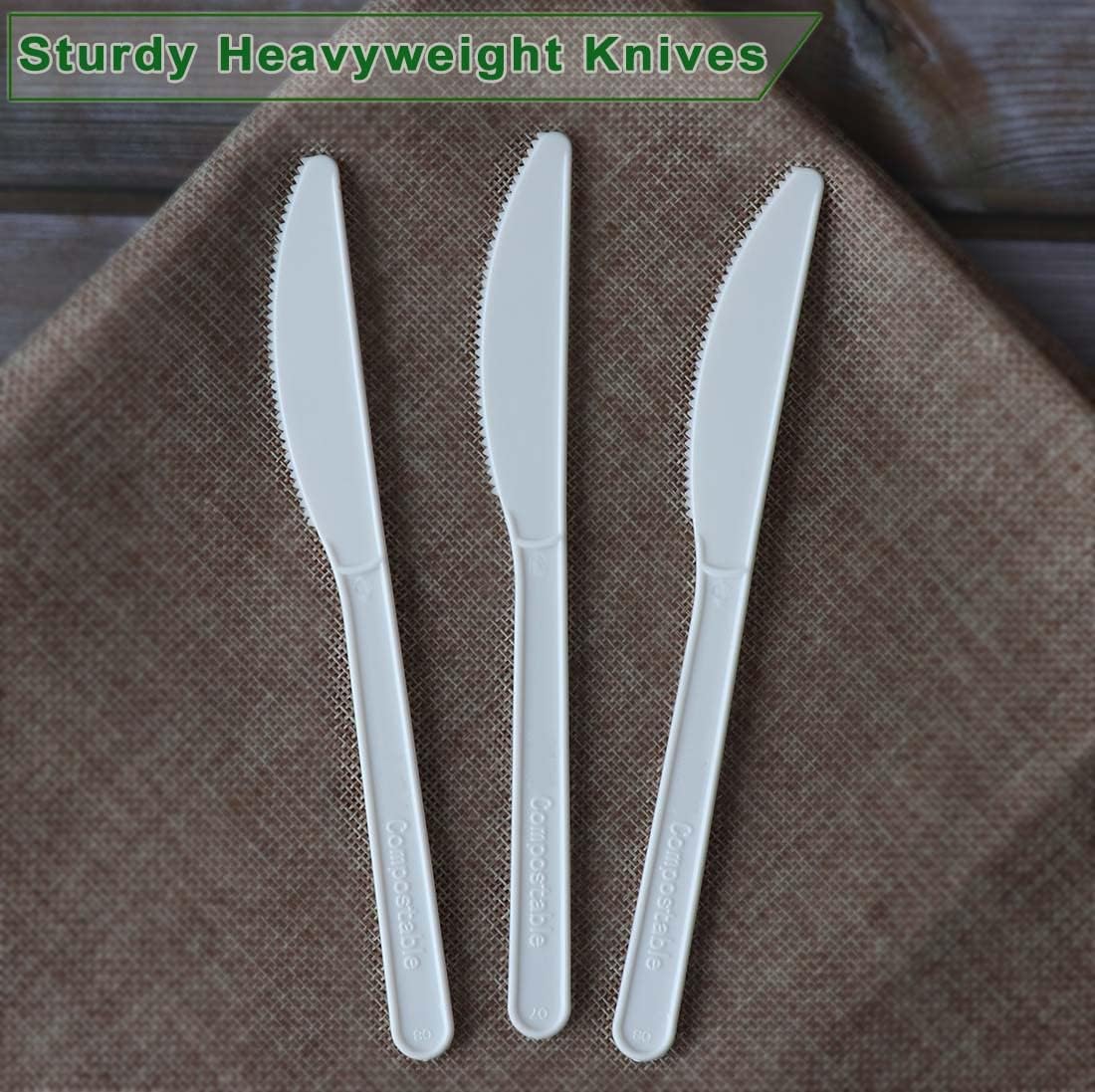GreenWorks Compostable Knives,100 Count 7