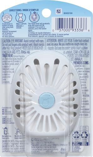 Febreze Small Spaces Air Freshener Linen & Sky, .25 fl. oz., Pack of 4