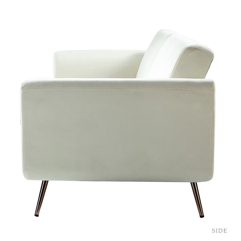 Agnes Retro Style Velvet Sleeper Sofa