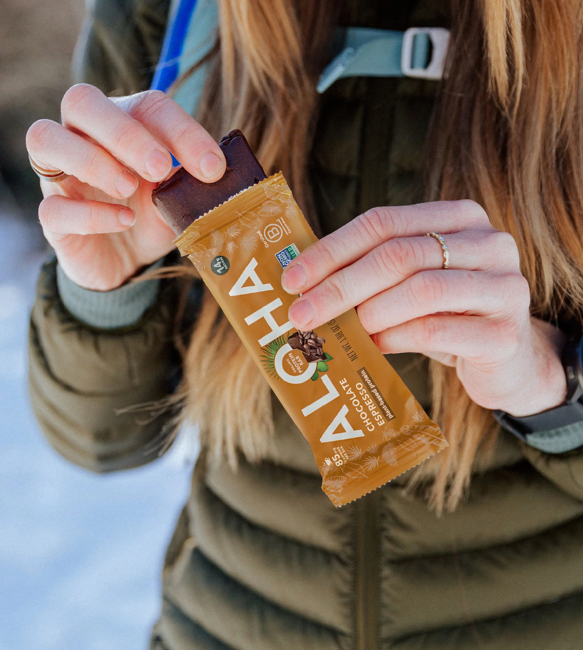 Chocolate Espresso Protein + Caffeine Bar