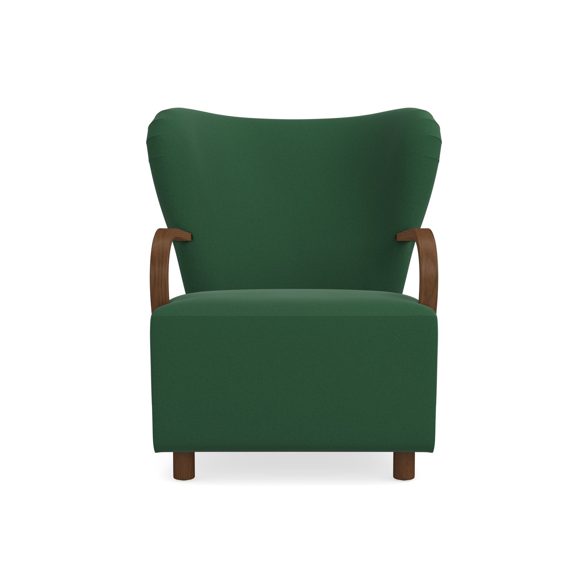 Corban Bentwood Upholstered Occasional Chair