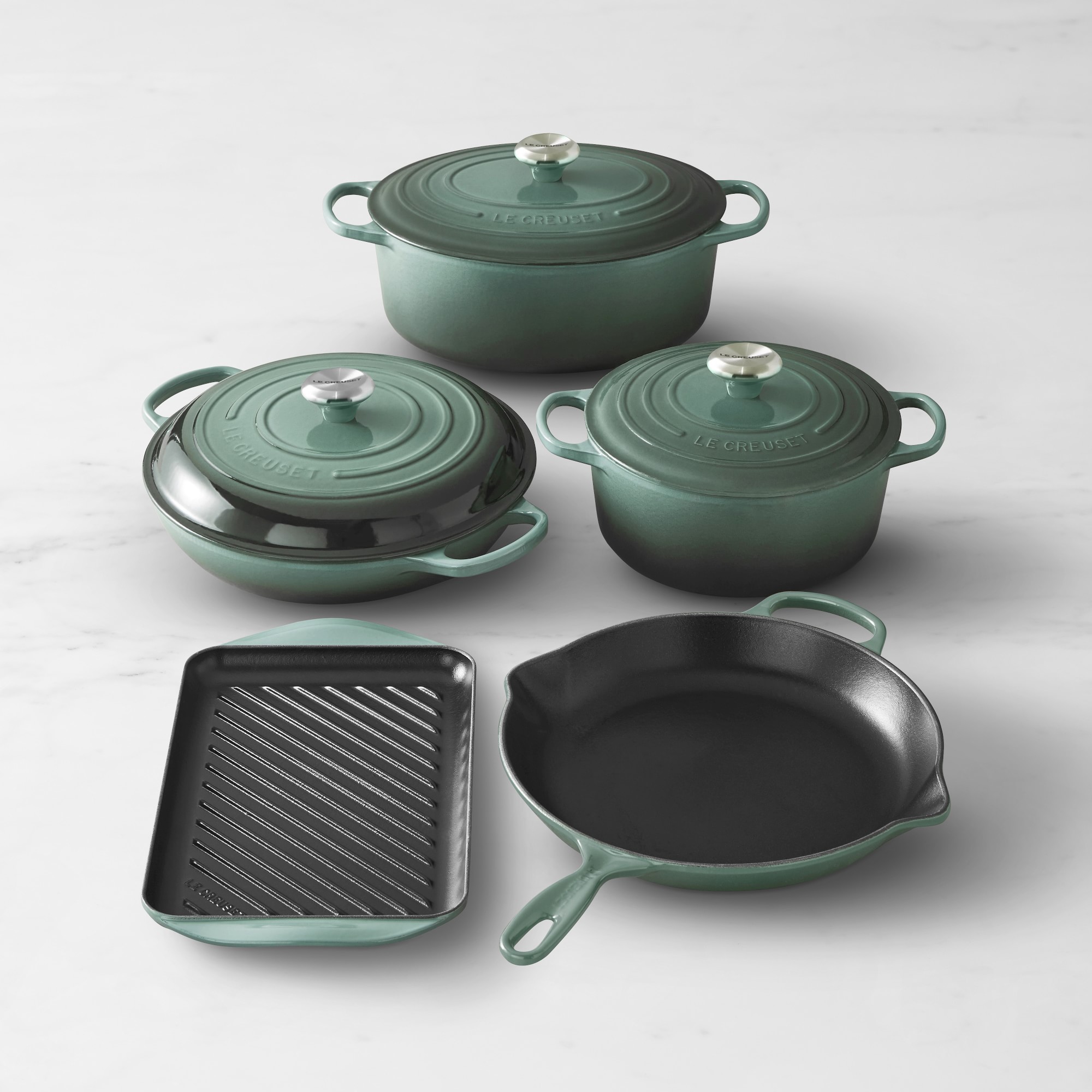 Le Creuset Signature Enameled Cast Iron 8-Piece Cookware Set