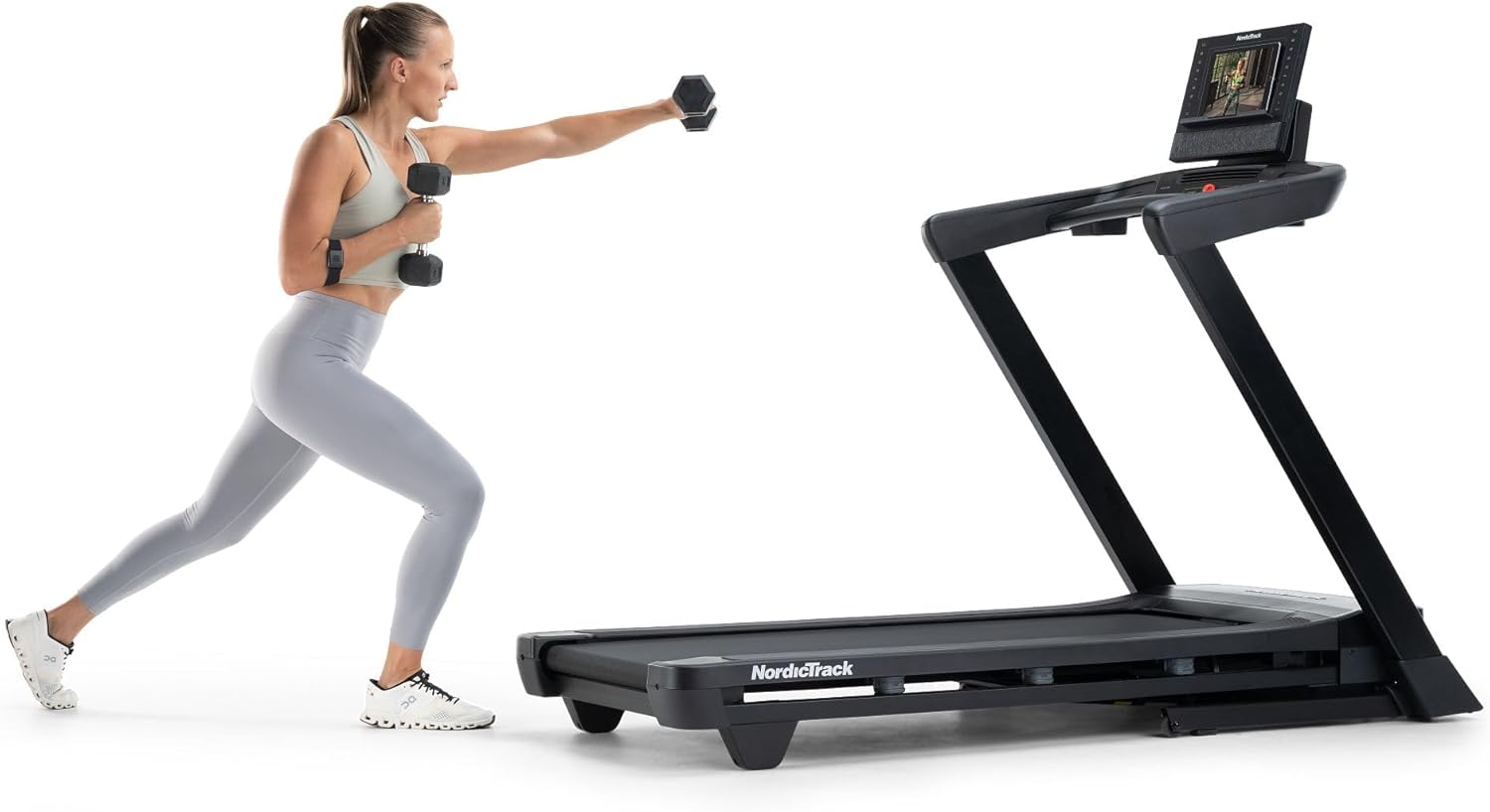 NordicTrack T Series: Perfect Treadmills for Home Use, Walking or Running Treadmill with Incline, Bluetooth Enabled, 300 lbs User Capacity
