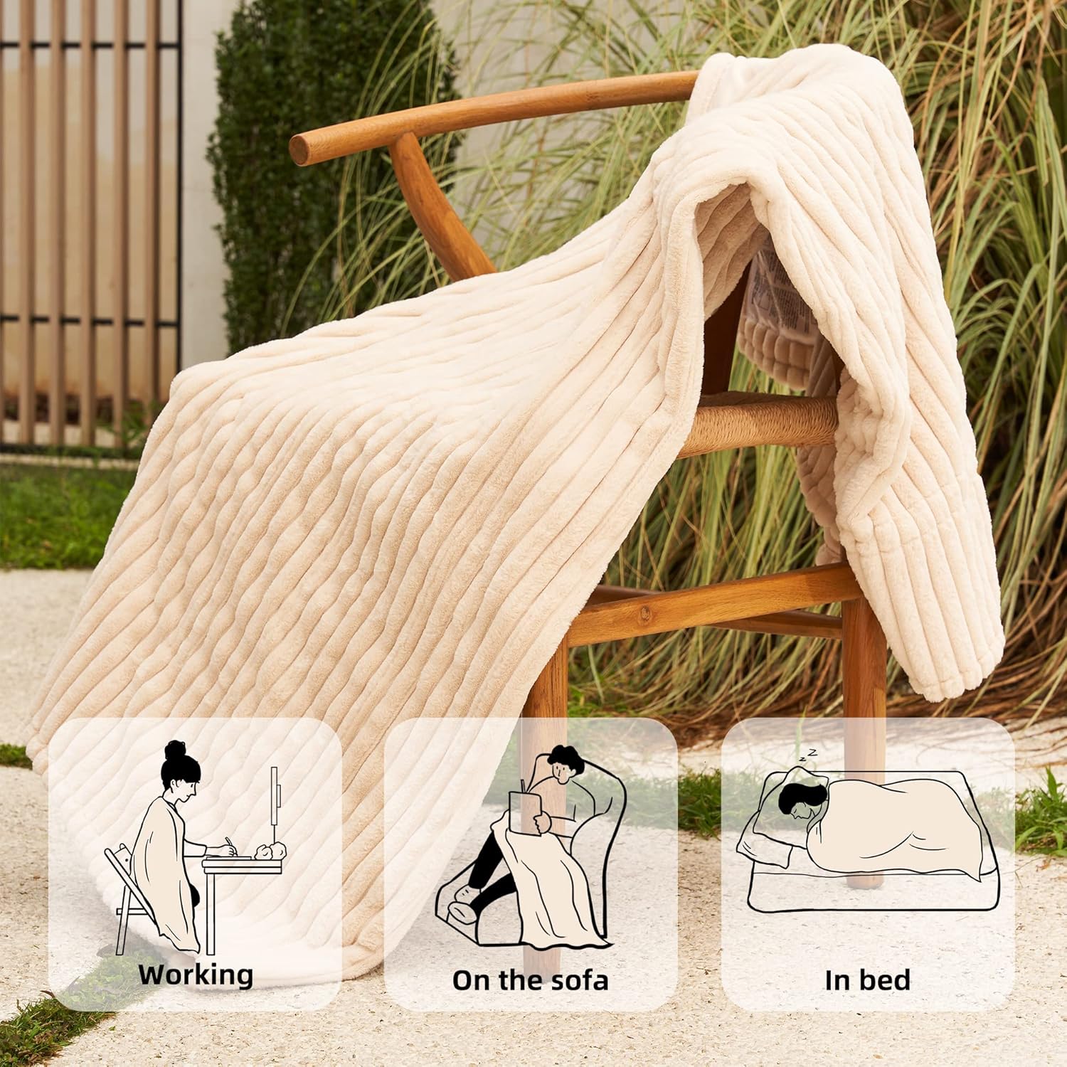 GOTCOZY Heated Blanket Electric Throw 50''X60''- Soft Silky Plush Electric Blanket with 4 Heating Level & 3 Hour Auto Off Heating Blanket, ETL Certified Machine Washable (Rose Dust)