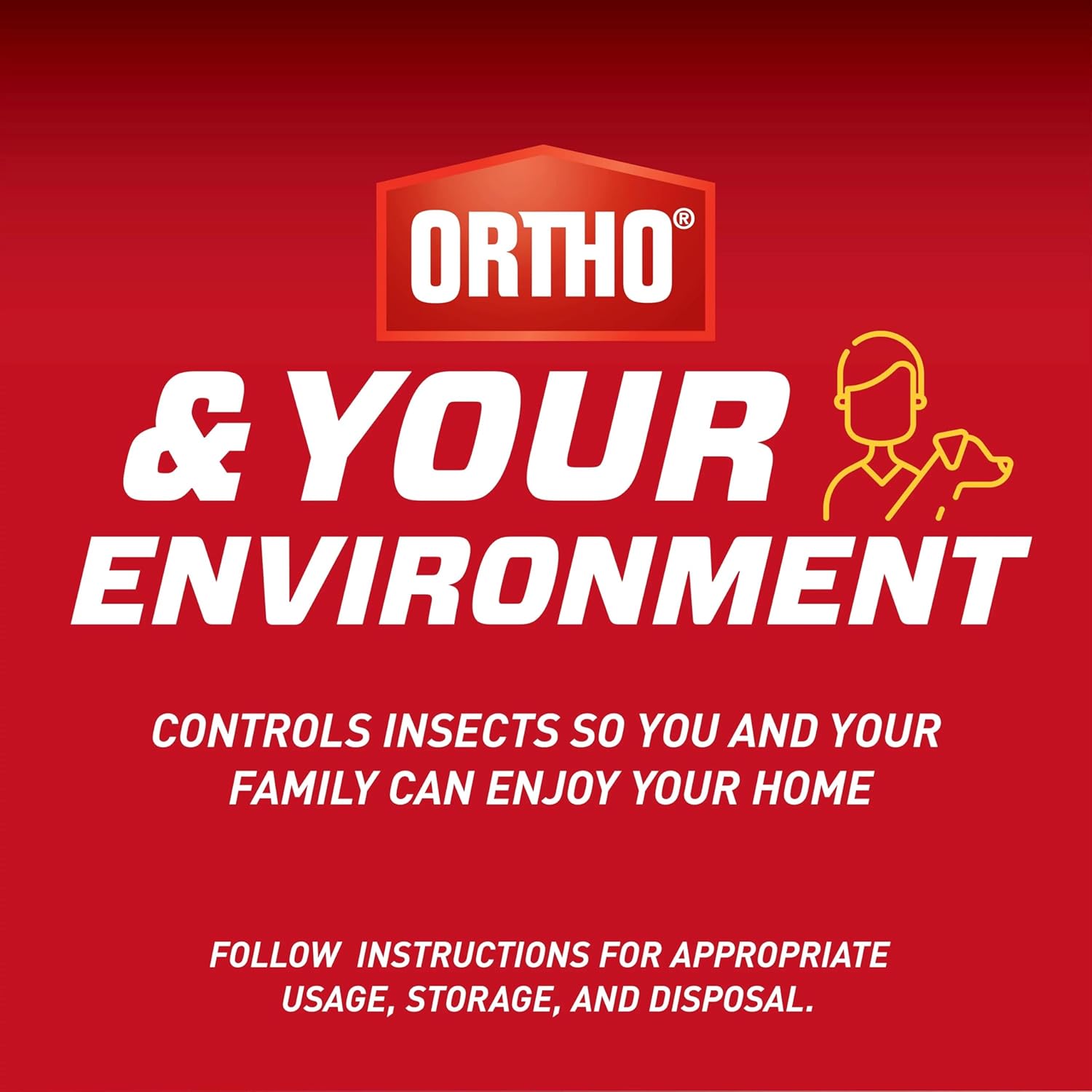 Ortho Home Defense Max Indoor Insect Barrier: Starts to Kill Ants, Roaches, Spiders, Fleas & Ticks Fast, 1 gal.
