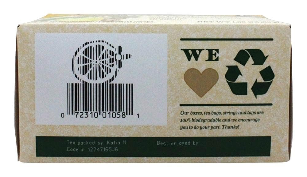 Bigelow Tea Lemon Ginger plus Probiotics Herbal Tea, Caffeine Free Tea with Lemon and Ginger, 18 Count Box (Pack of 6), 108 Total Tea Bags