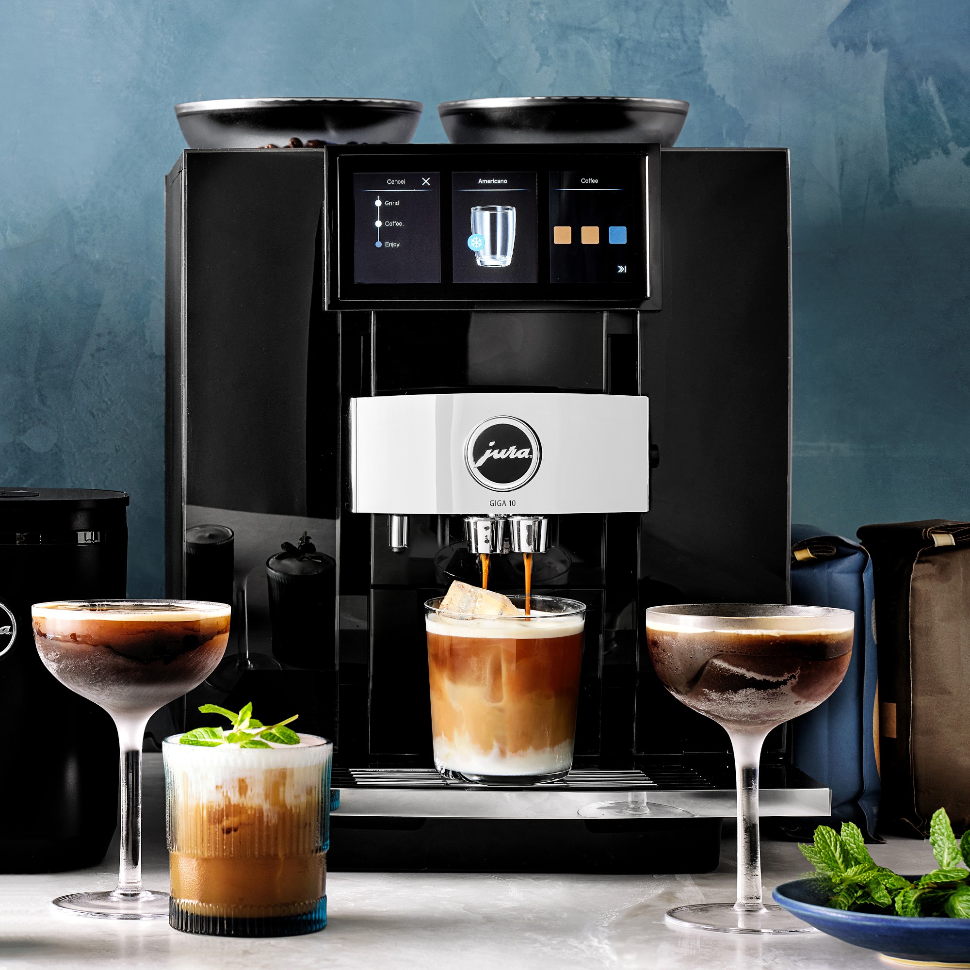 JURA GIGA 10 Fully Automatic Espresso Machine with Cold Brew