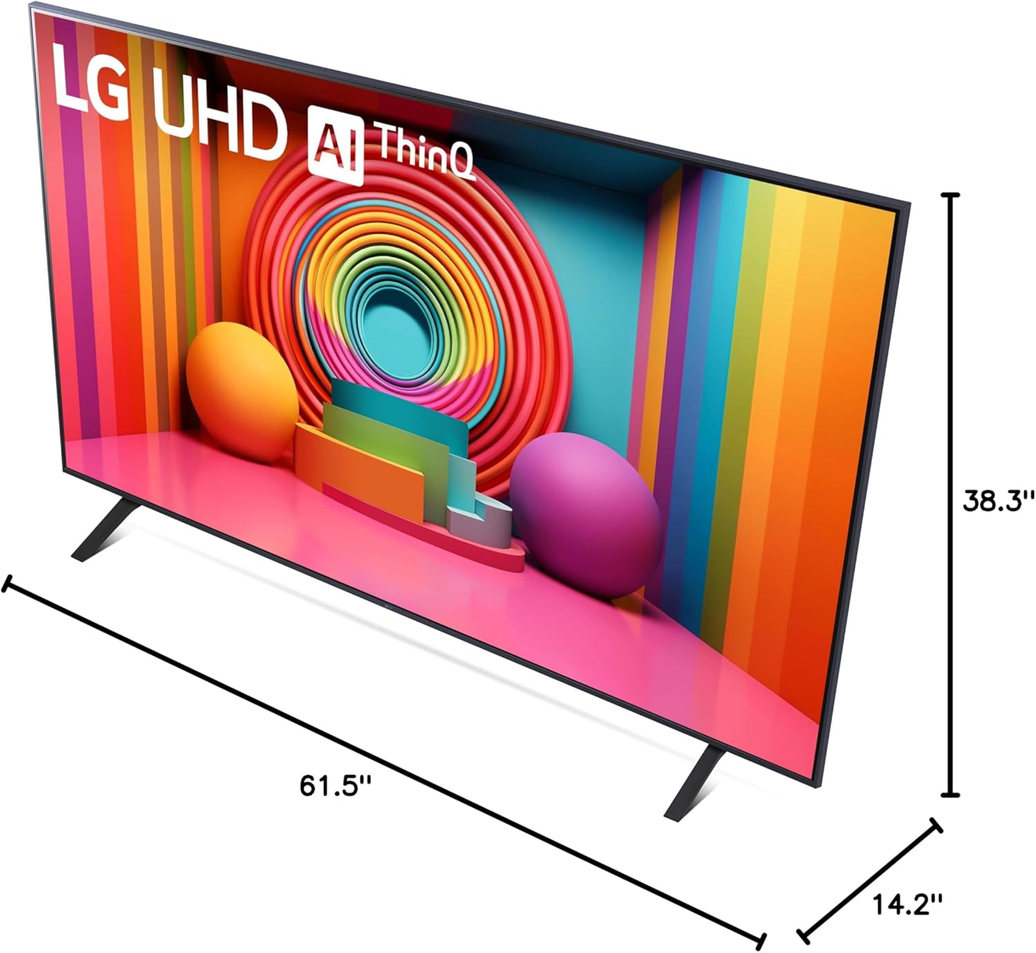 LG 86-Inch Class UT75 Series LED Smart TV 4K Processor Flat Screen AI-Powered with Alexa Built-in (86UT7590PUA, 2024)