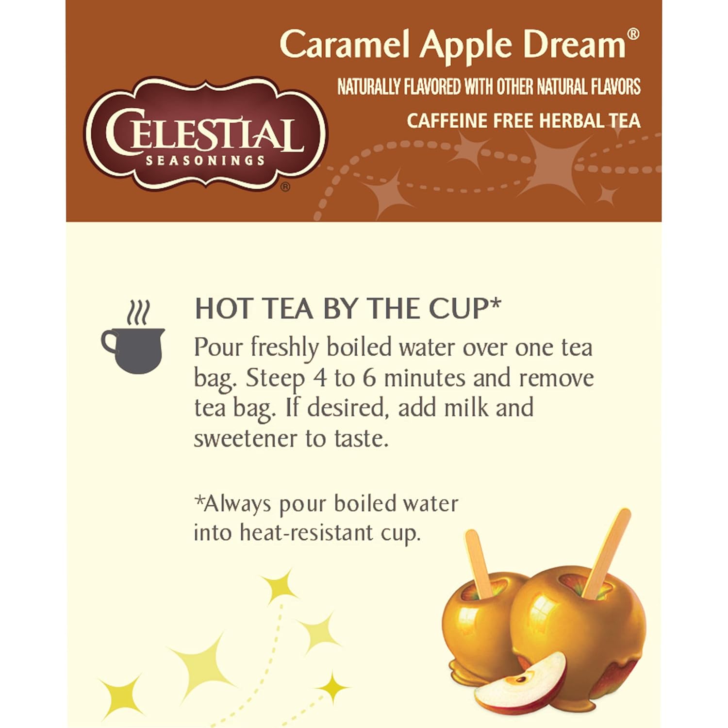 Celestial Seasonings Bengal Spice Herbal Tea, Caffeine Free, 20 Tea Bags Box, (Pack of 6)