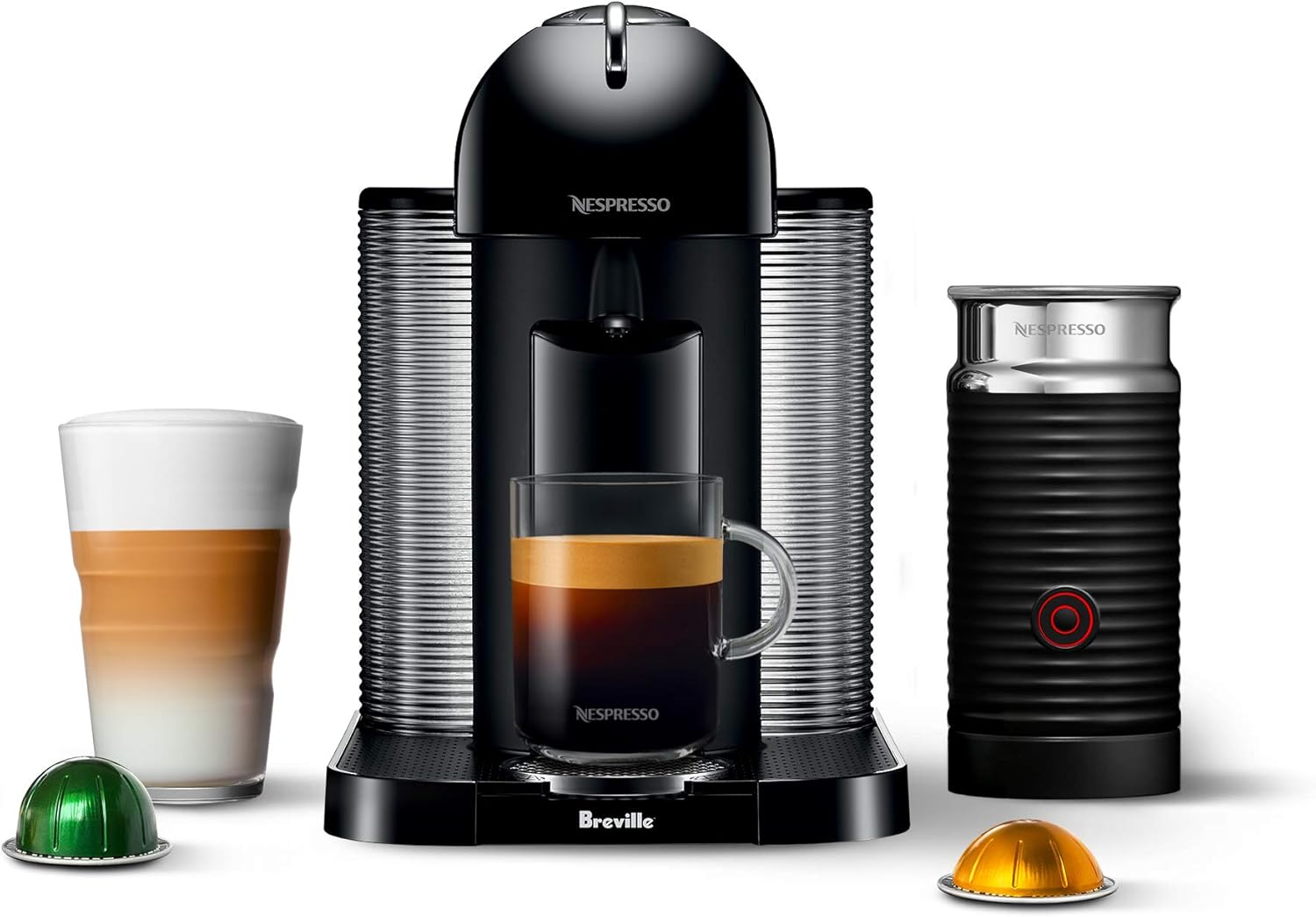 Nespresso Vertuo Coffee and Espresso Maker by Breville, Chrome