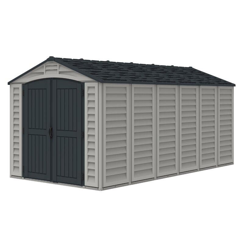Apex Pro 15 ft. W x 8 ft. D Plastic Storage Shed