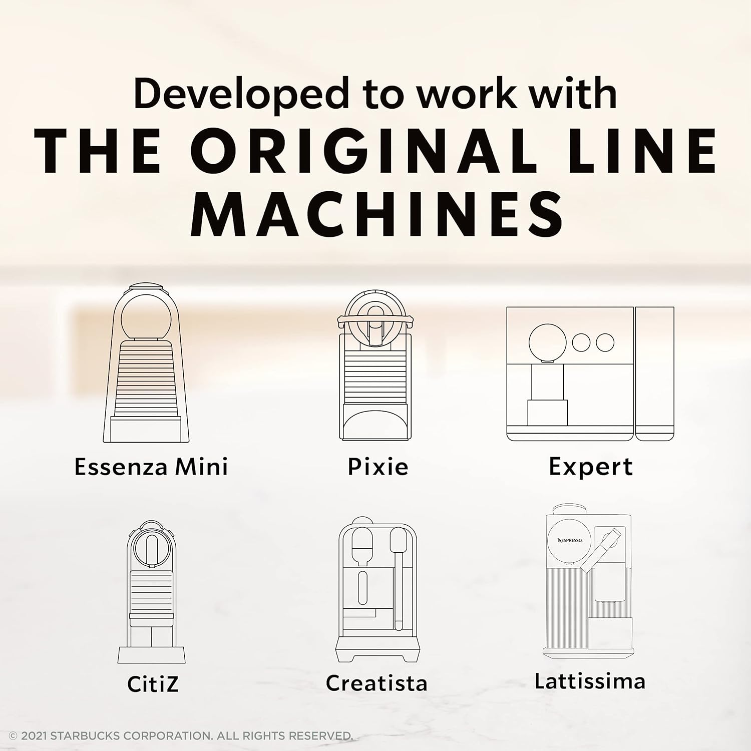 Starbucks by Nespresso Original Line Dark Roast Espresso, 50-count Espresso Pods