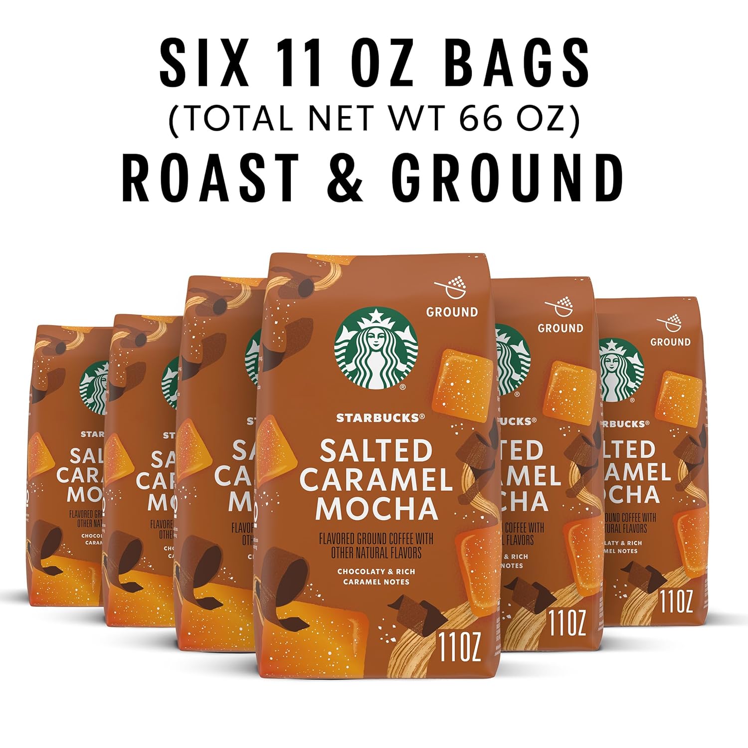Starbucks Ground Coffee, Medium Roast Coffee, Pike Place Roast, 100% Arabica, 1 Bag (28 Oz)