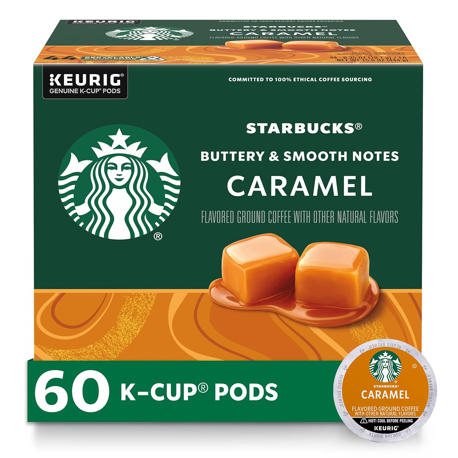 Starbucks K-Cup Coffee Pods, Medium Roast Coffee, Pike Place Roast for Keurig Brewers, 100% Arabica, 4 boxes (96 pods total)