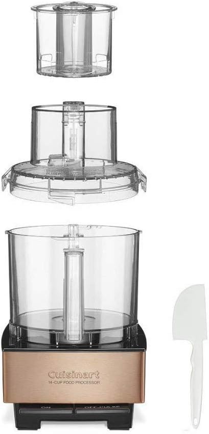 Cuisinart Food Processor 14-Cup Vegetable Chopper for Mincing, Dicing, Shredding, Puree & Kneading Dough, Stainless Steel, DFP-14BCNY