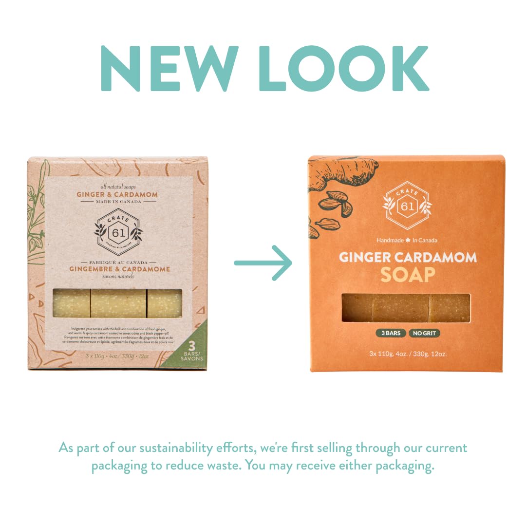 Handmade Vegan Natural Bar Soap Cold Pressed For Face And Body, With Premium Essential Oils, Eucalyptus & Peppermint For Men And Women 3 Pack (Lavender)