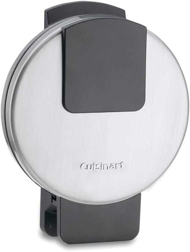 Cuisinart WMR-CAP2 Round Classic Waffle Maker, Brushed Stainless,Silver
