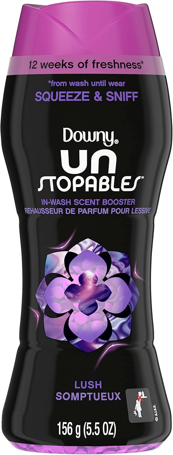 Downy Unstopables In Wash Scent Booster Beads, Fresh Scent, 24 oz, Downy Scent Booster Beads, Unstoppable Laundry Beads, Odor Protection