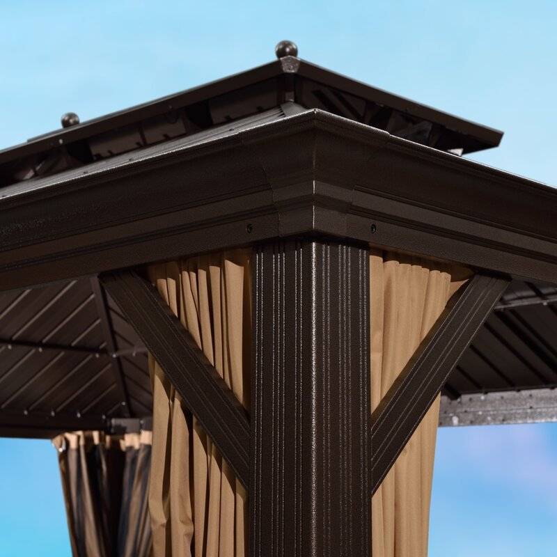 16 Ft. W x 12 FT. D Aluminum Patio Gazebo