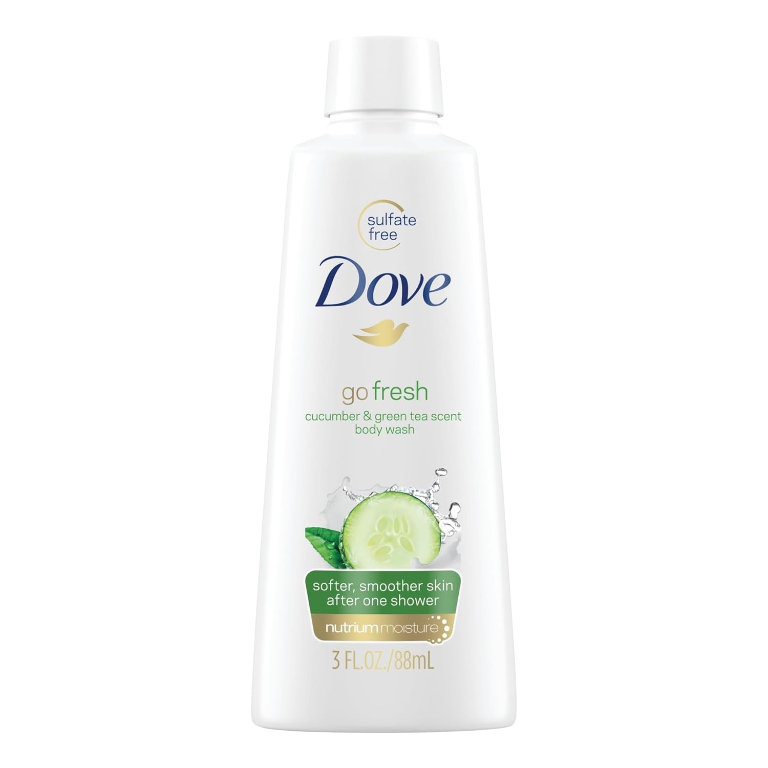 Dove Body Wash with Pump Refreshing Cucumber and Green Tea 3 Count Refreshes Skin Cleanser That Effectively Washes Away Bacteria While Nourishing Your Skin 30.6 oz