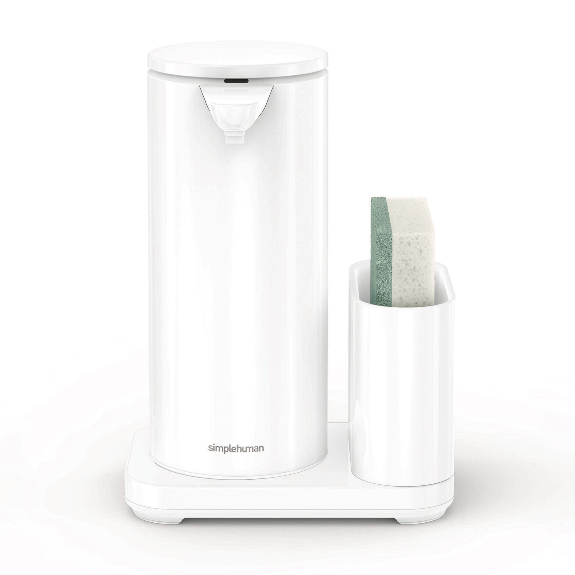 simplehuman™ Rechargeable Liquid Sensor Pump with Sponge Caddy, 14-Oz.