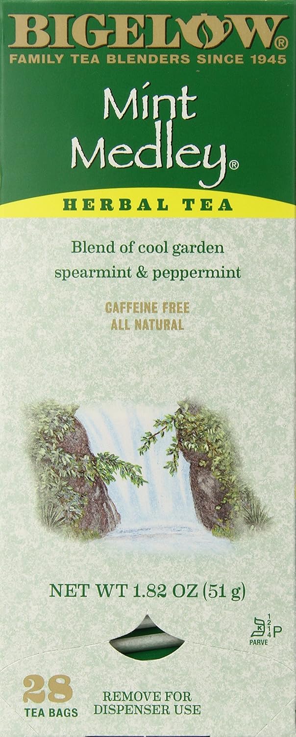 Bigelow Tea Lemon Ginger plus Probiotics Herbal Tea, Caffeine Free Tea with Lemon and Ginger, 18 Count Box (Pack of 6), 108 Total Tea Bags