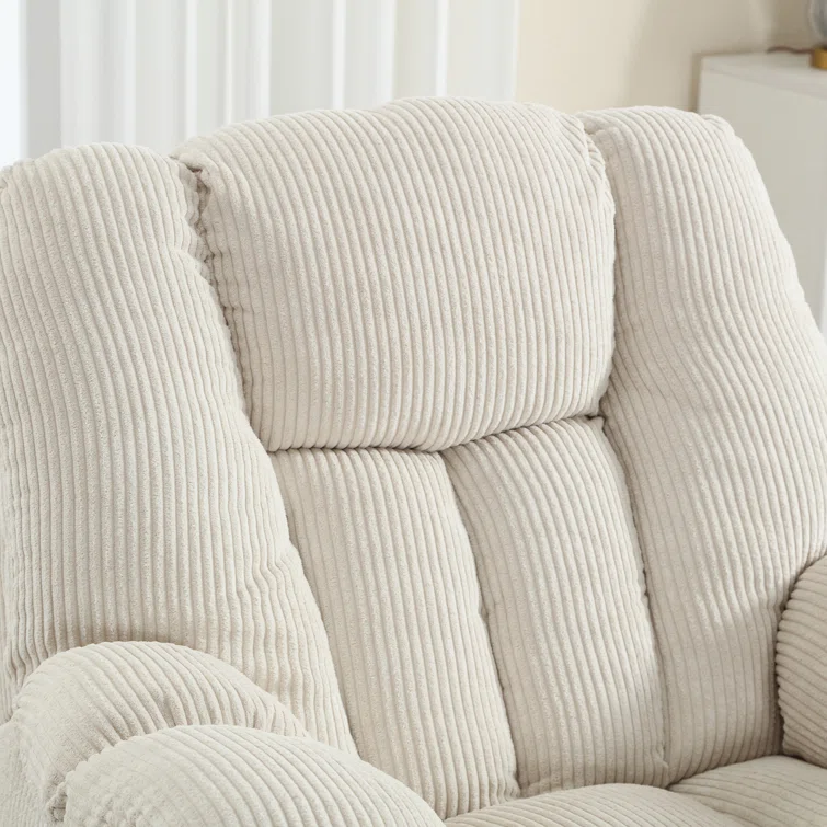 41'' Oversized Power Lift Chair - Heated Massage Electric Recliner with Super Soft Padding