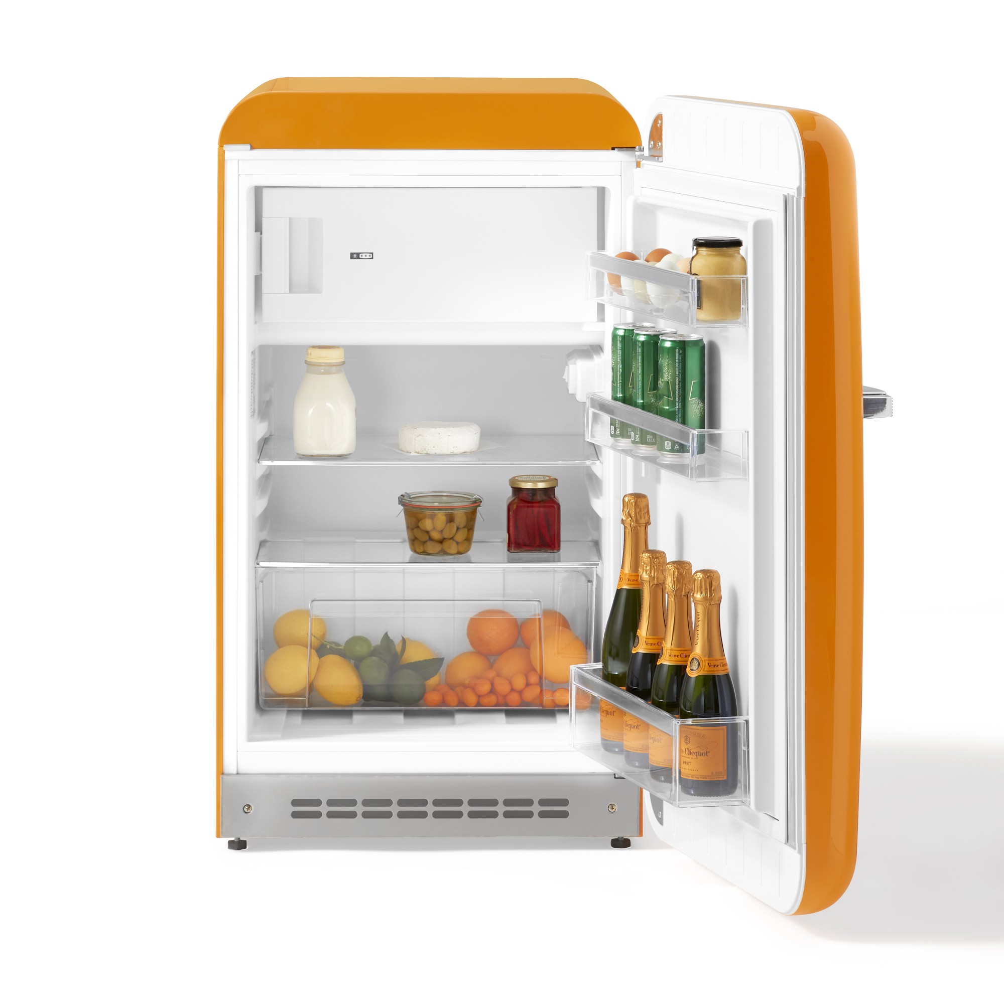 SMEG 50's Style Retro FAB 10 Veuve Clicquot Refrigerator, Special Edition