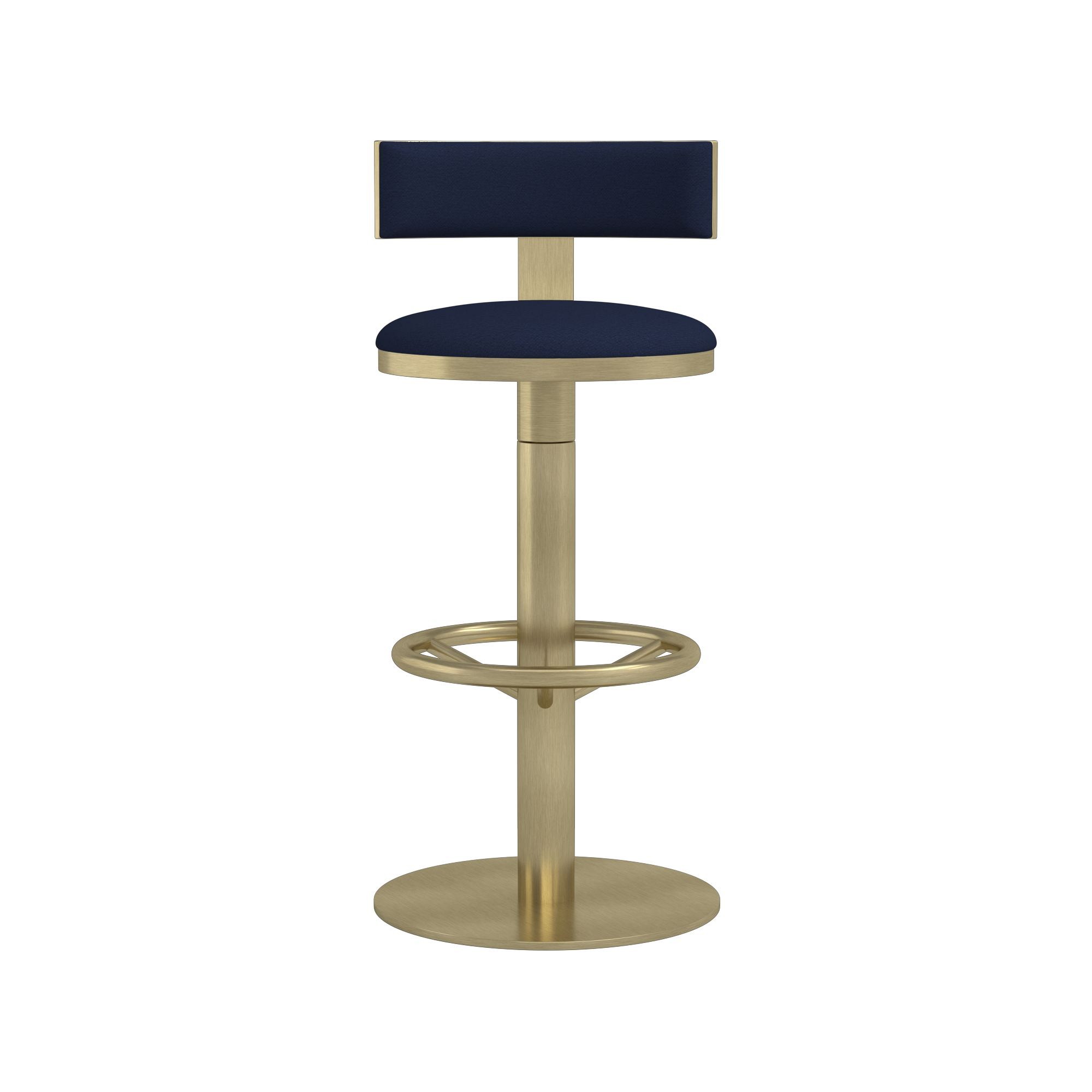 Larkin Upholstered Pedestal Counter & Bar Stool
