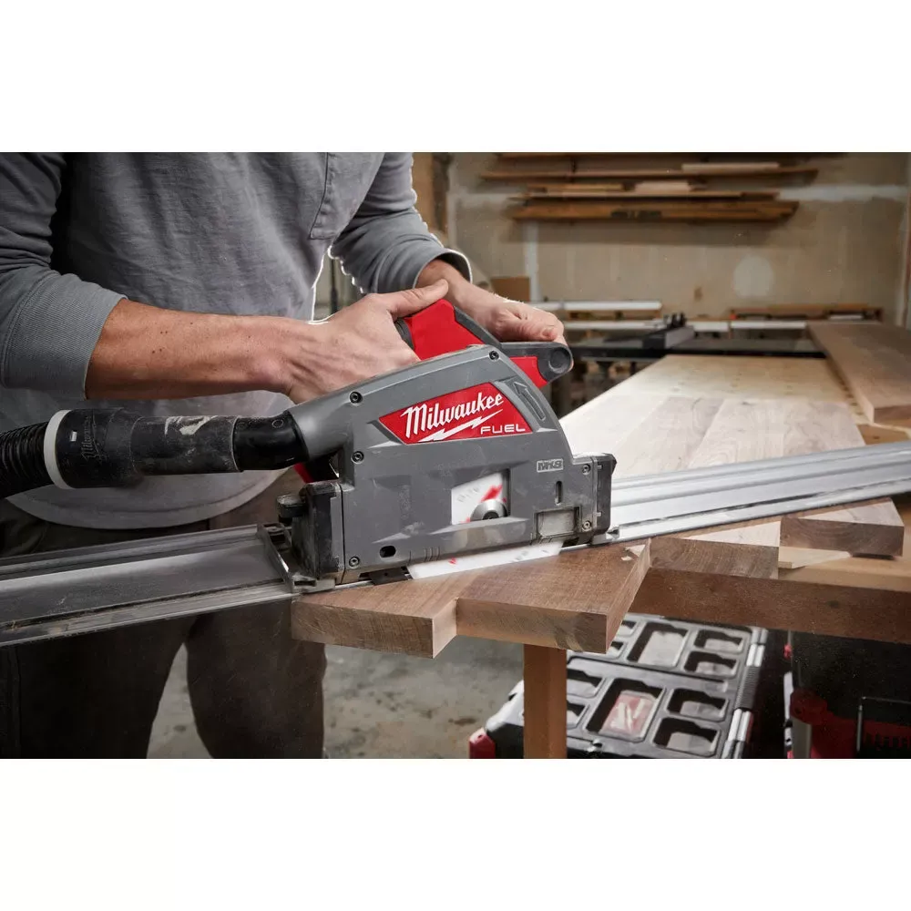 Milwaukee 2831-20PO M18 FUEL 18V Track Saw w/ Track/Blade/Packout - Bare Tool