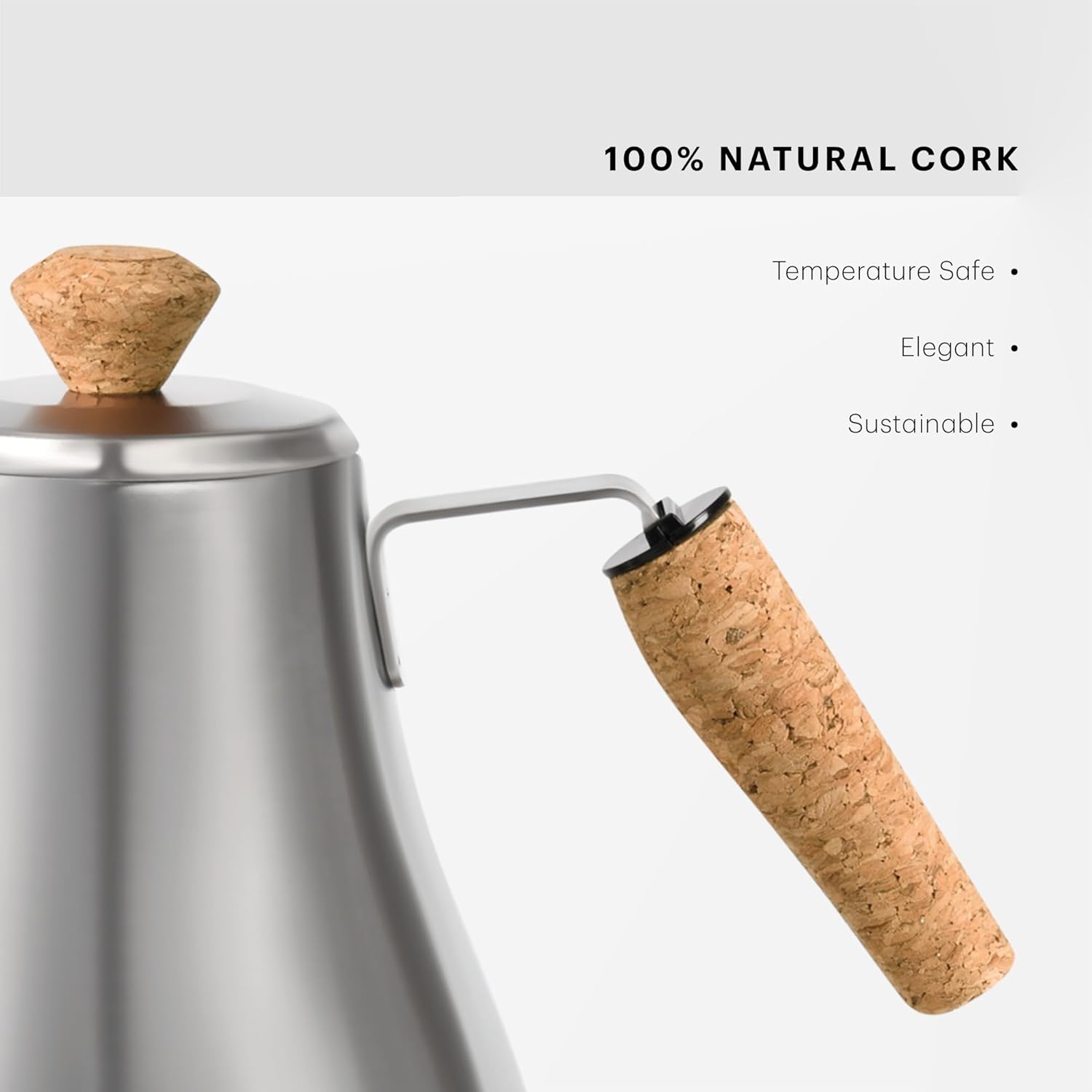 Bodum 27oz Bistro Gooseneck Electric Water Kettle, Pour Over Coffee & Tea, Stainless Steel, Matte Black