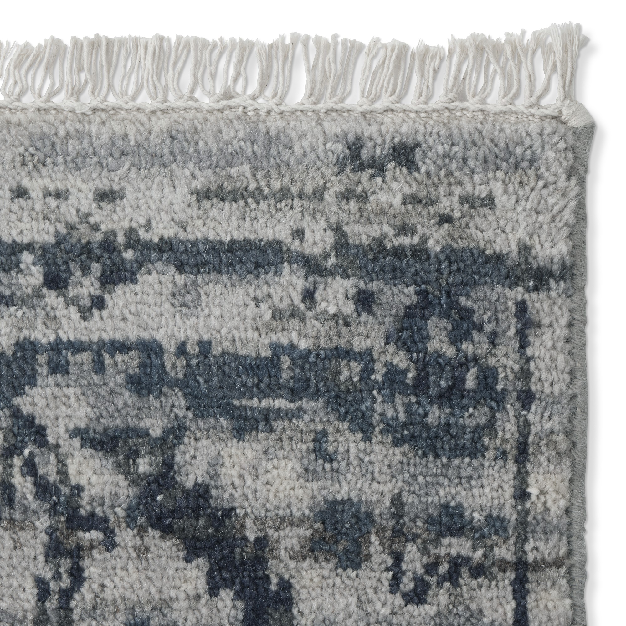 Broken Floral Hand Knotted Rug