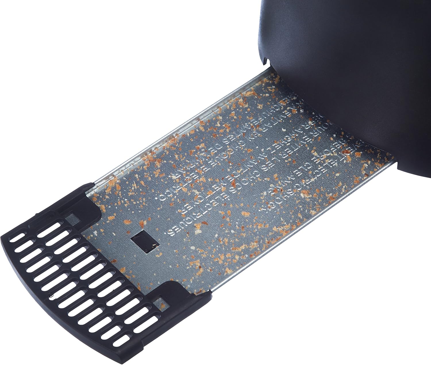 Amazon Basics 2 Slice Extra Wide Slot Toaster with Bagel Function, Removable Crumb Tray, 6 Browning Settings, Frozen Food Setting, Cancel Button, 900W, Black & Silver.