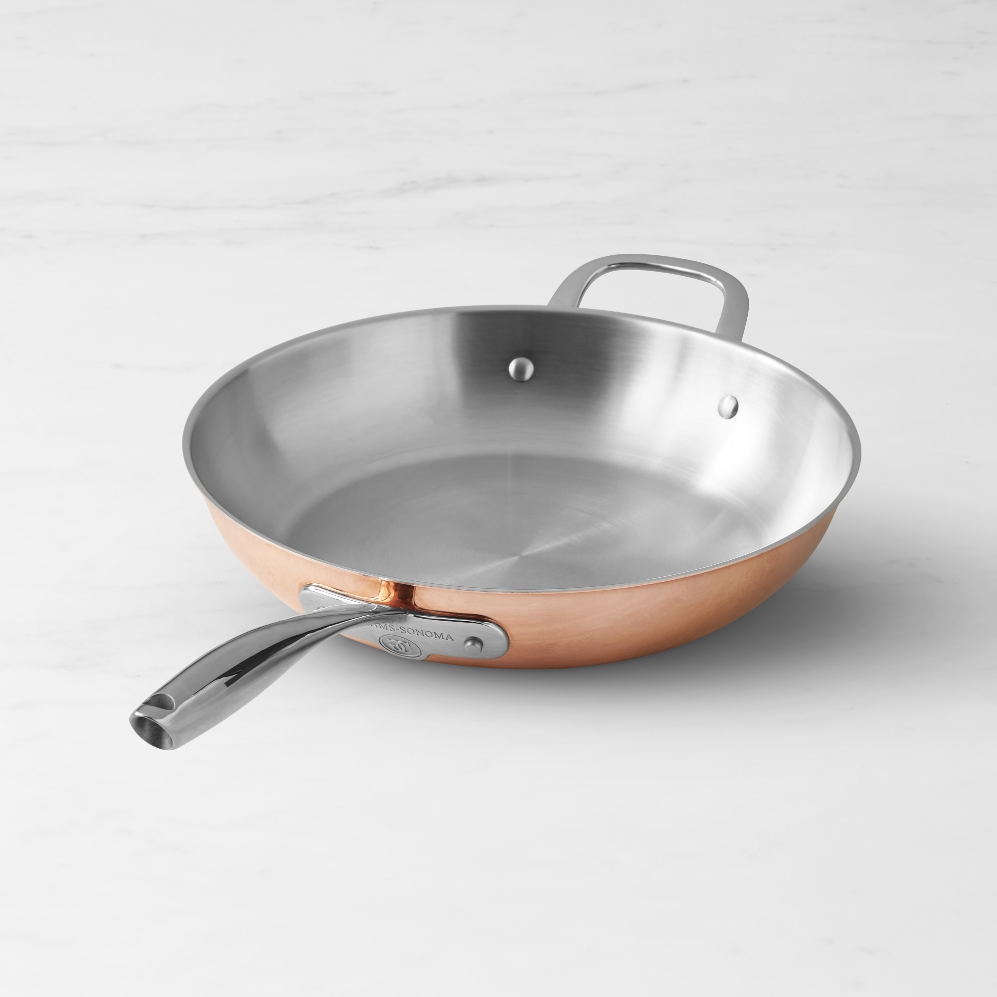 Williams Sonoma Signature Thermo-Clad™ Copper Fry Pan