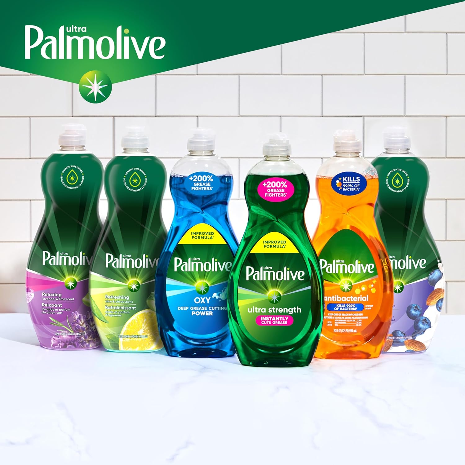 Palmolive Ultra Strength Liquid Dish Soap, Original Green, 20 Fluid Ounce(Packaging May Vary)