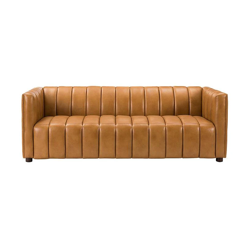 Rowan Genuine Leather Vinyl Office Sofa -83