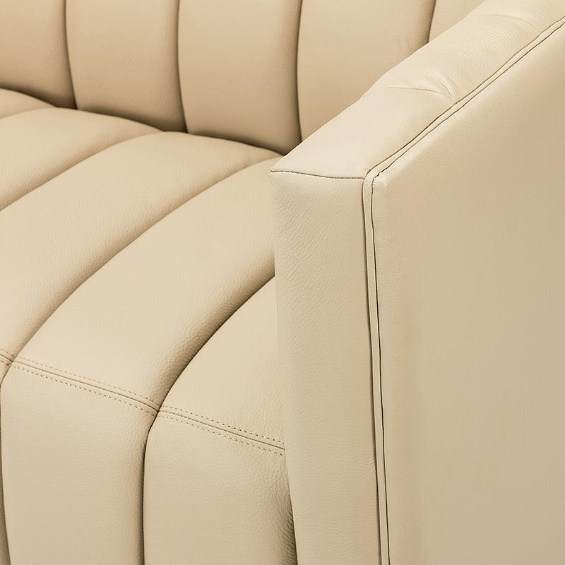 Rowan Genuine Leather Vinyl Office Sofa -83