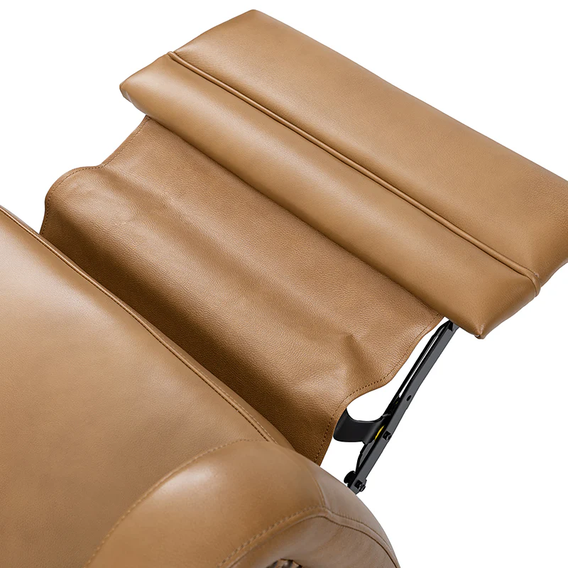 Amelia Genuine Leather Swivel Rocker Recliner