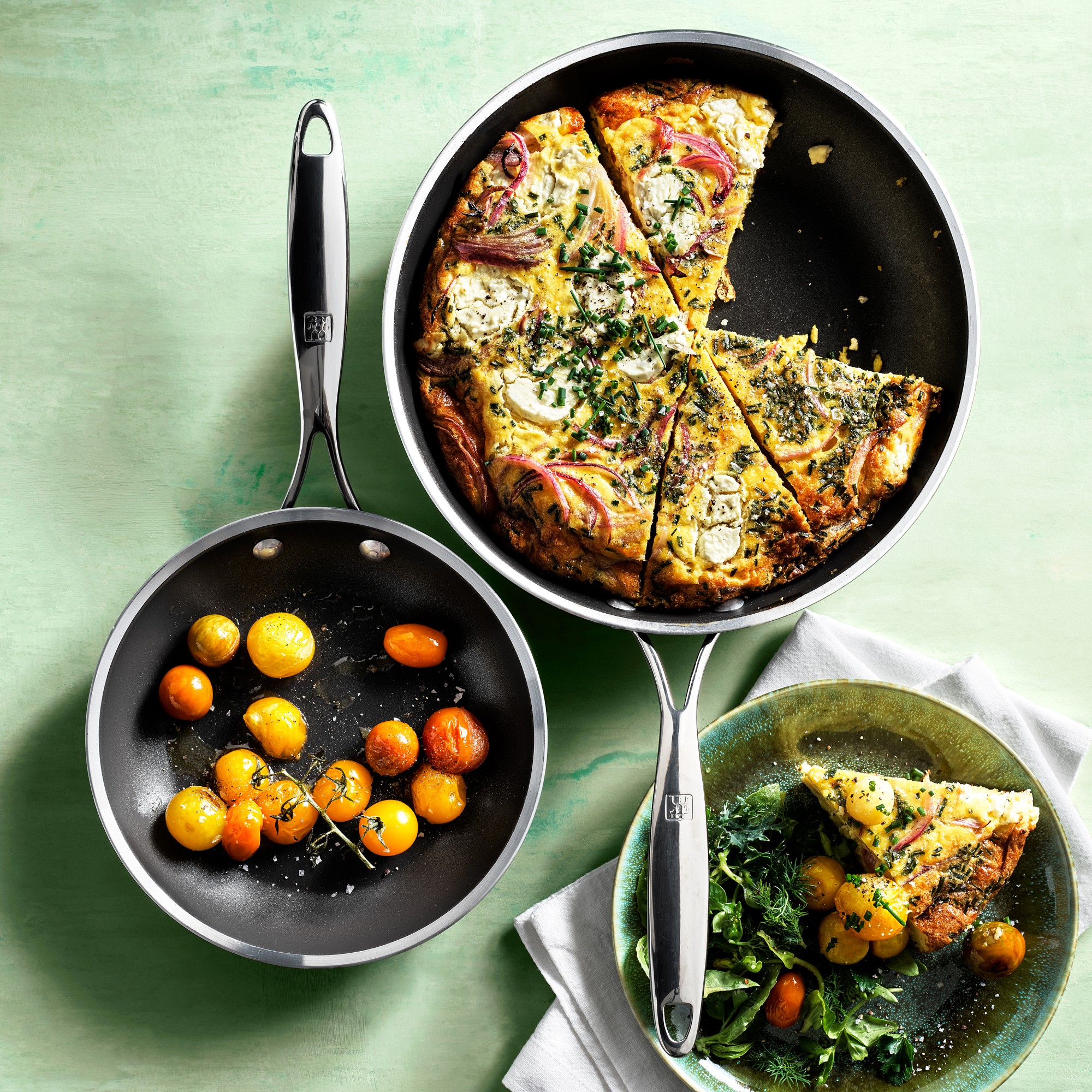 Zwilling Forte Plus Nonstick Fry Pan Set