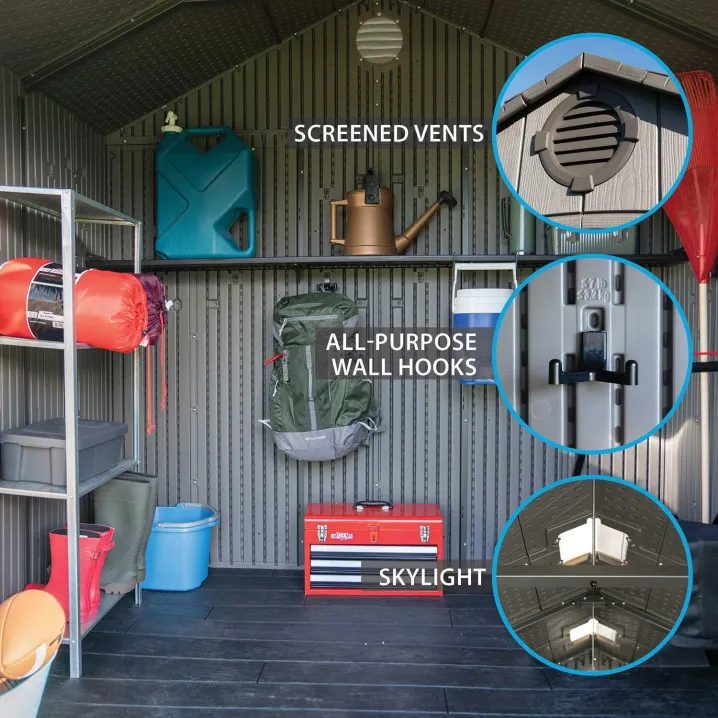 Lifetime 8-x 7.5′ Outdoor Storage Shed