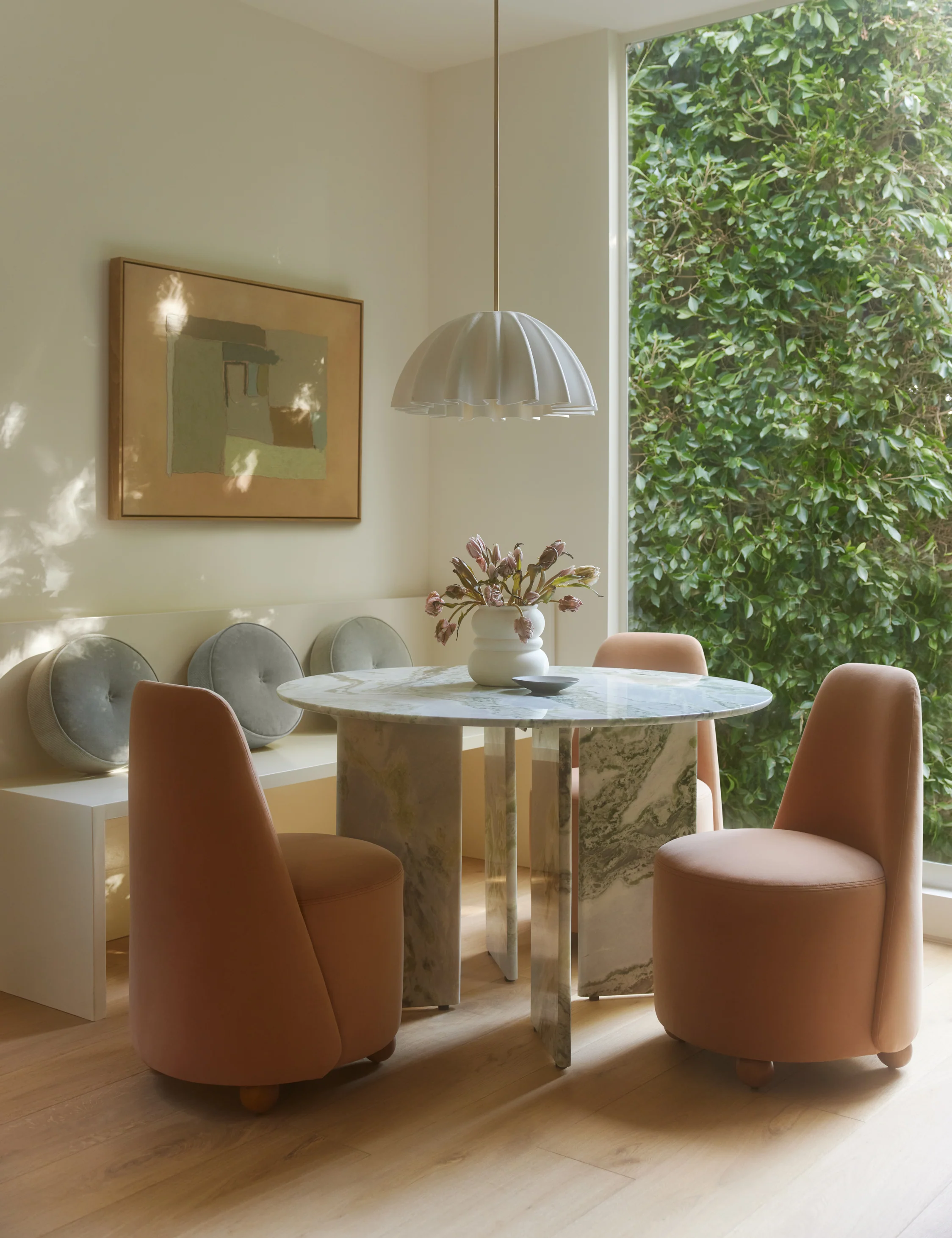 Nita Glass Pendant Light – Sleek Chrome Finish for Kitchen Island or Dining Room