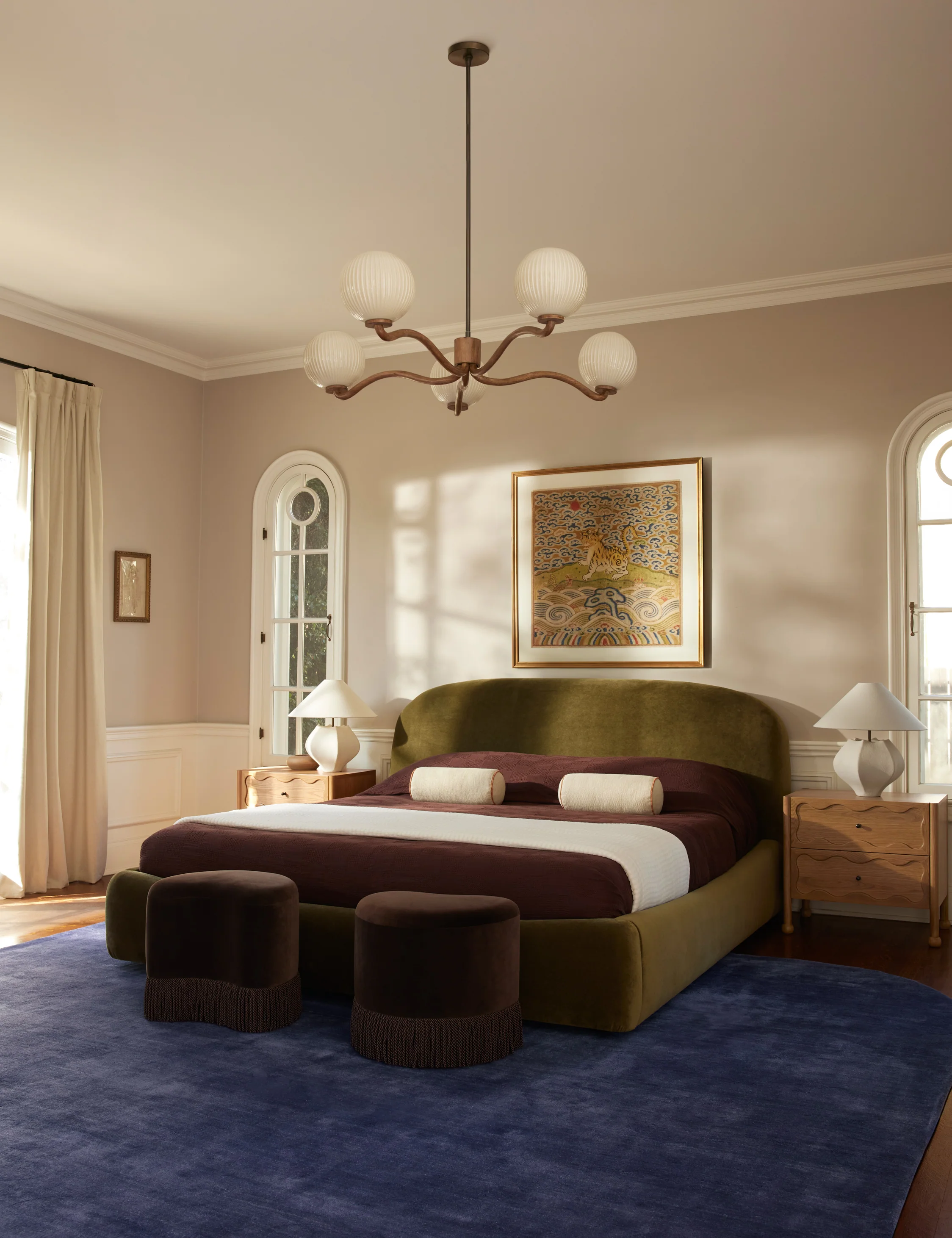 Nara Chandelier Elegant Ceiling Light for Dining Room, Living Room, or Entryway by