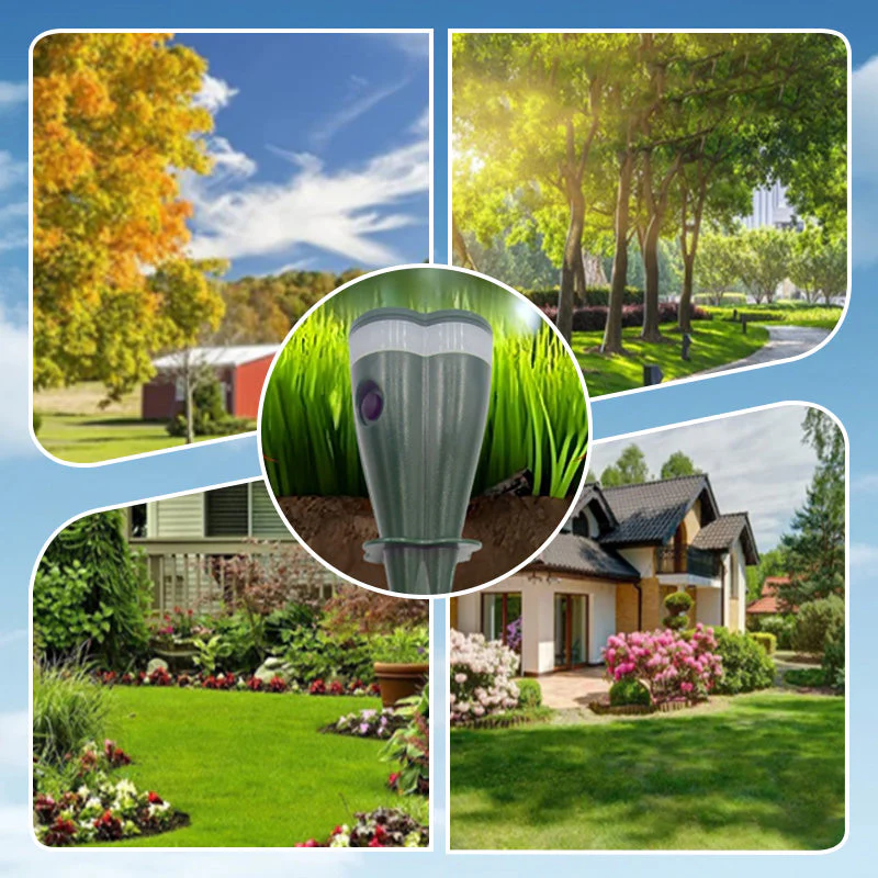 Solar Powered Waterproof Screw Mole Repellent